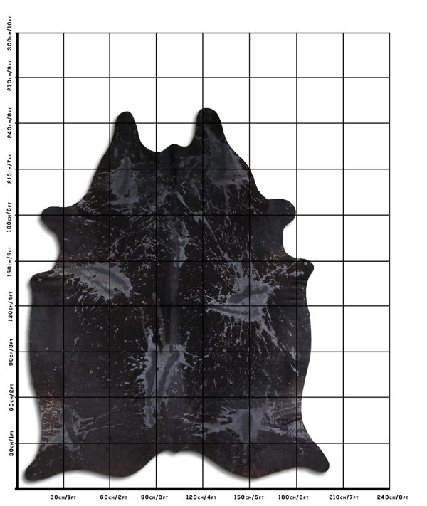 Foundry Select Fix Handmade Cowhide Gray Rug Wayfair